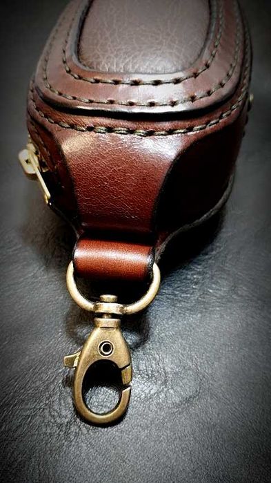 Калъф за ключове /кейс/от естествена кожа ръчна изработка