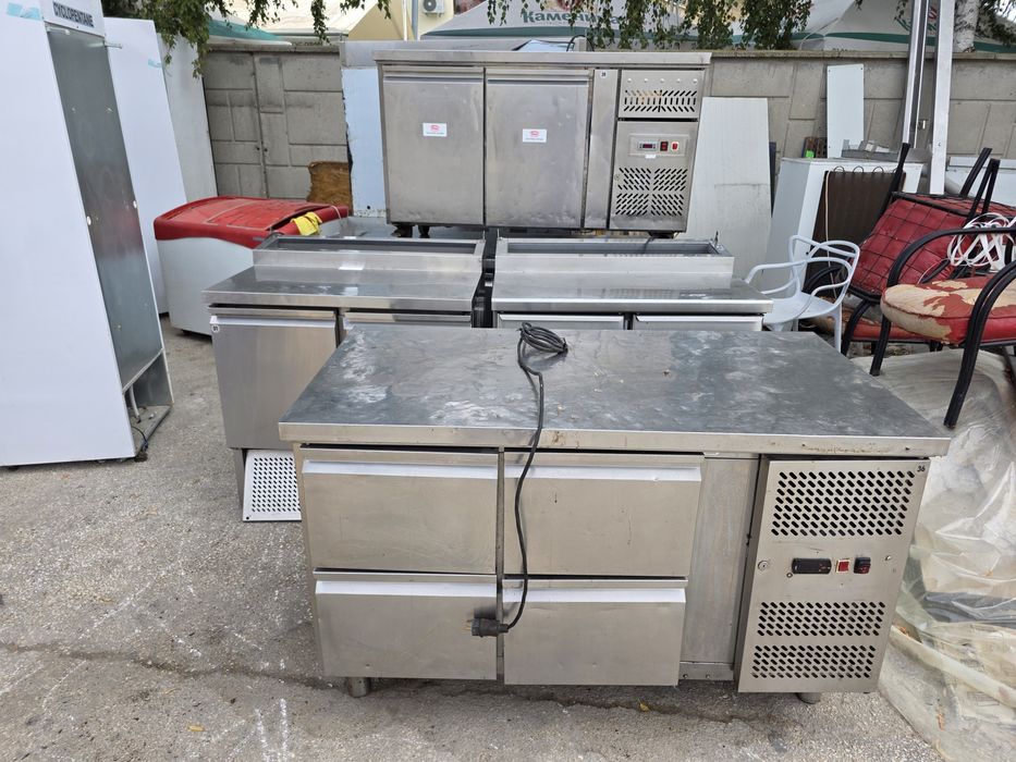 Хладилни маси с чекмеджета2000лв за брой,с 6 броя