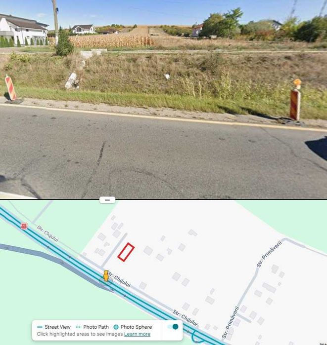 Teren intravilan 1.000 mp în Tureni – Ideal construcție casă