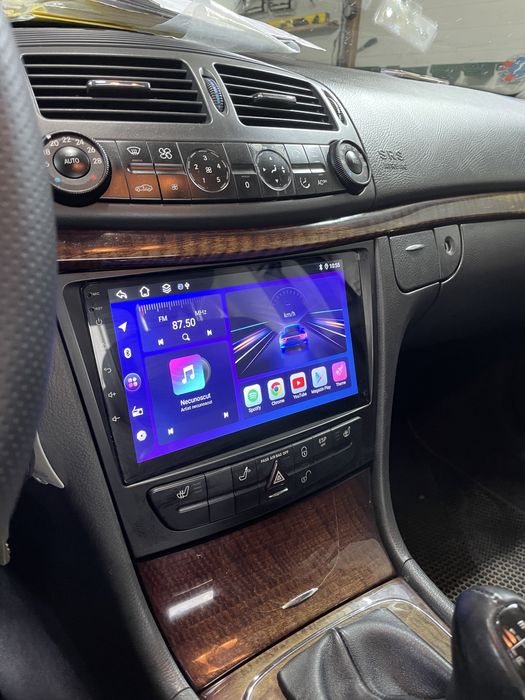 Navigatie Android Mercedes E-Clasa W211, Carplay Android Auto + Camera