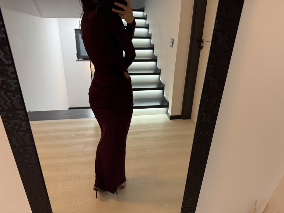 Rochie burgundie