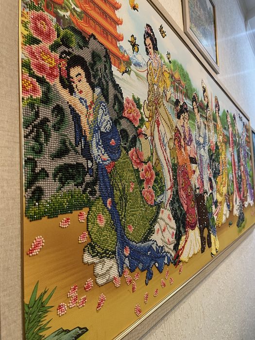 Картина. Алмазная вышивка 11 китайских девушек.