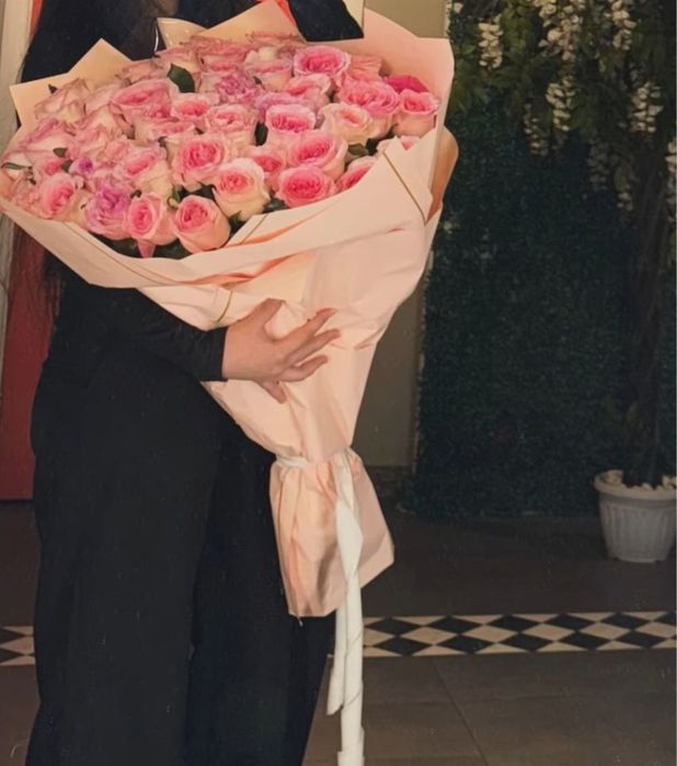 красивые свежие розы