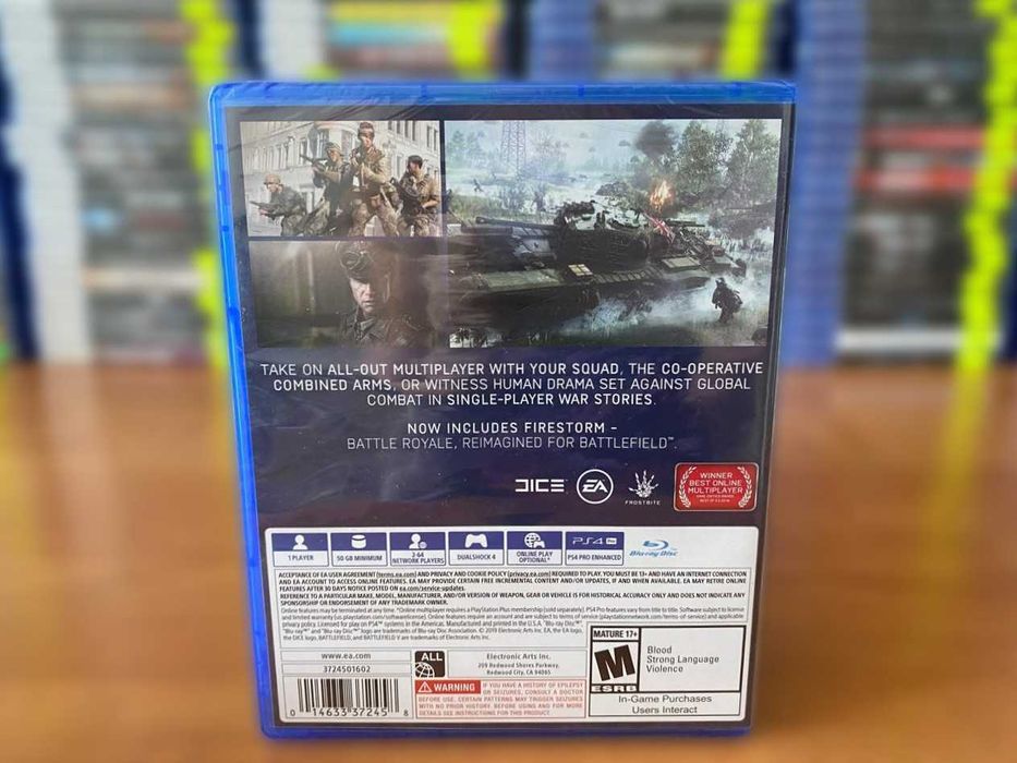 Новый Battlefield V Firestorm Edition ENG PS4/PS5 Баттлфилд 5 Пс4