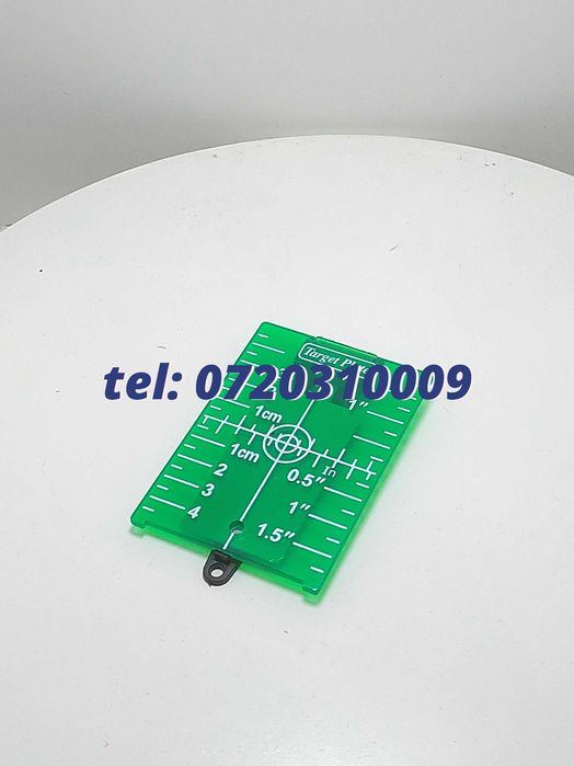 Placa Tinta Pentru Nivele Laser Plastic Verde Neo