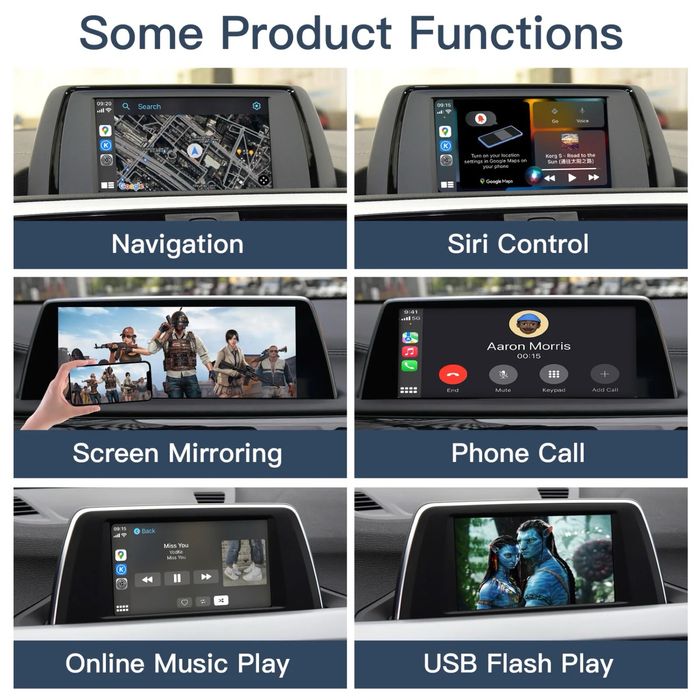 Modul carplay / android auto / miror link pentru BMW sistem NBT