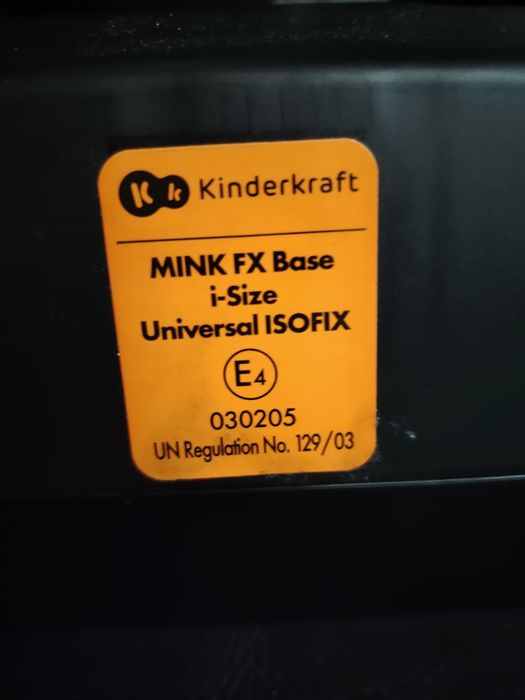 Scoică auto kinderkraft cu baza isofix