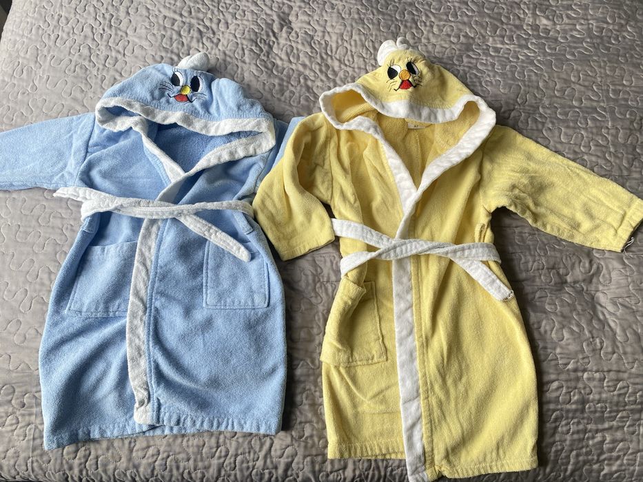 НОВ бебешки халат 92-98 размер