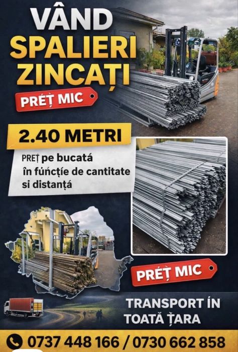 Vand spaleri zincati