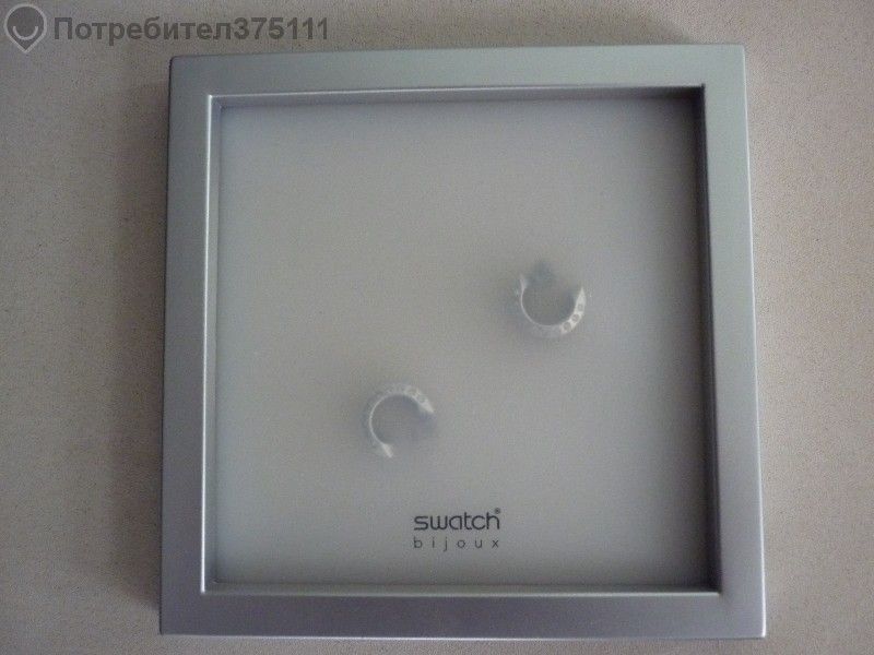 страхотни стоманени обеци swach с камъни сваровски