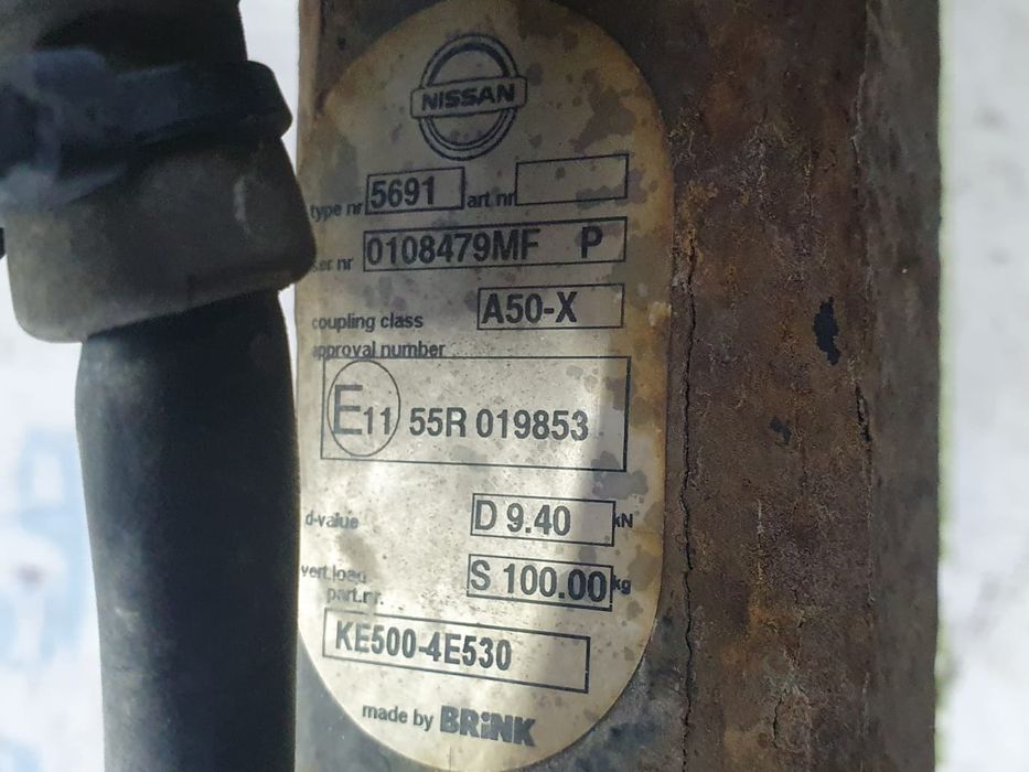 Carlig remorcare Nissan Qashqai 2 J11 (2013 - 2020) (1.5 dci) k9k