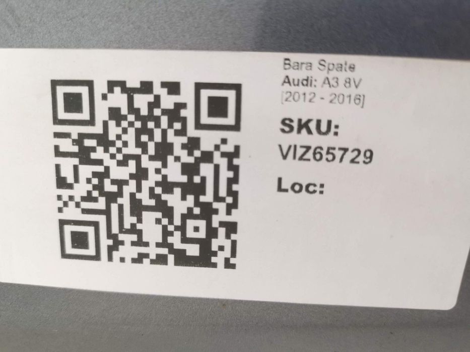 Bara Spate Audi A3 8V 2012 2013 2014 2015 2016 S-Line Originala In Sta