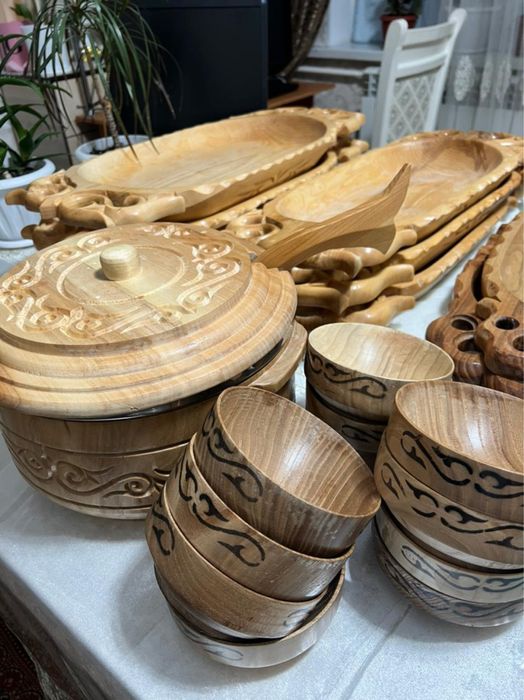 Астау, тегене, ожау кесесі, қазан ошақ, стол, прокат