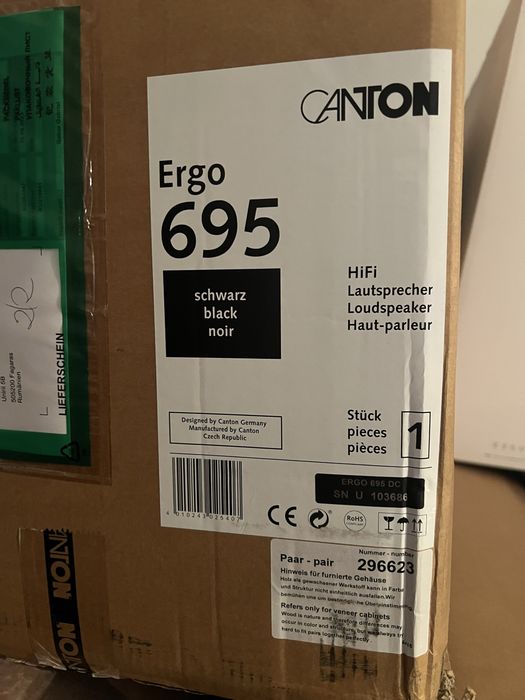 Vand boxe podea Canton ergo 695dc