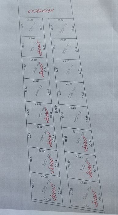 Teren intravilan de vânzare. Zona Vernești, Satul Sasenii Noi.