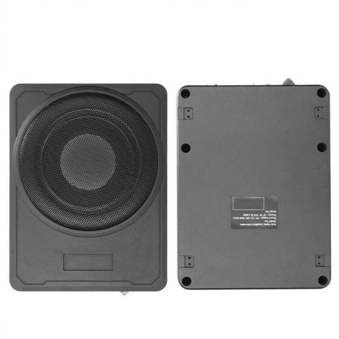 Компактен 10” автомобилен 800W(peak) активен субуфер