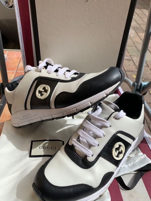 Gucci leather low top sneaker vintage