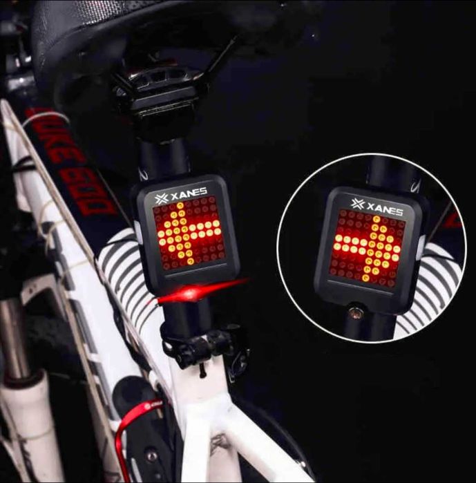 Stop inteligent lumini bicicleta viraje laser infrarosu
