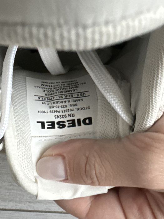 Adidasi Diesel crem noi