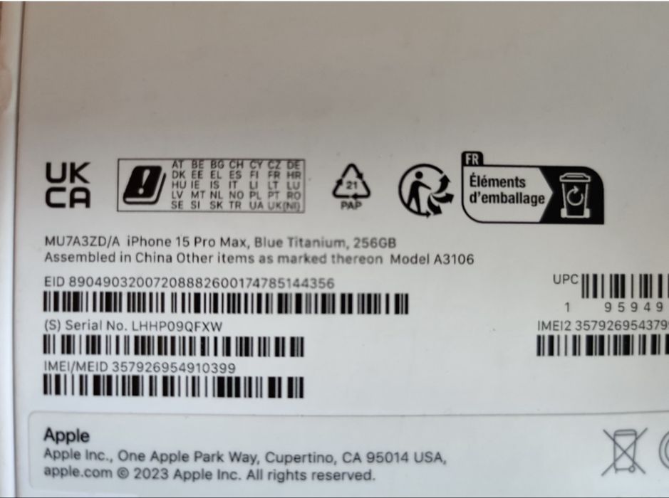 iPhone 15 Pro Max