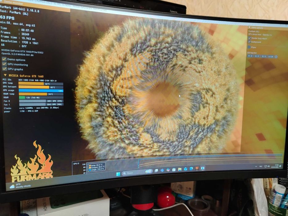 Видеокарта PALIT Geforce GTX 1660 6gb