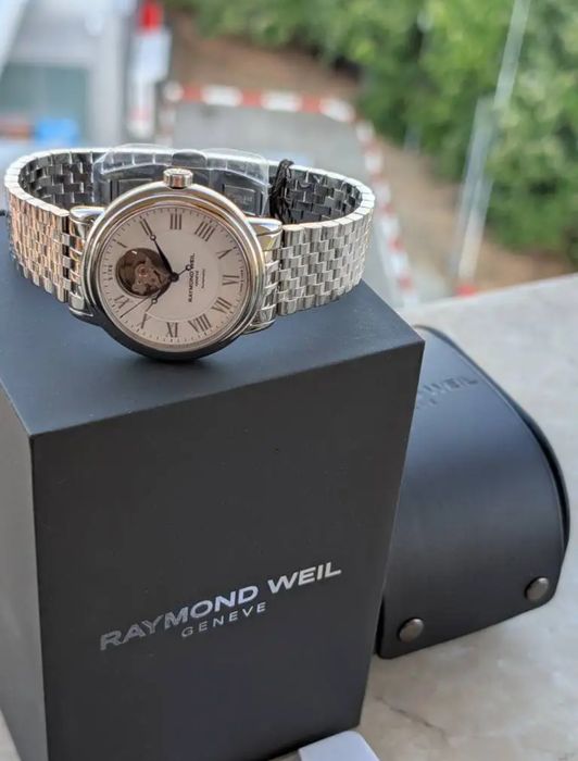 RAYMOND WEIL "Maestro" 2827 Open Heart Нов!
