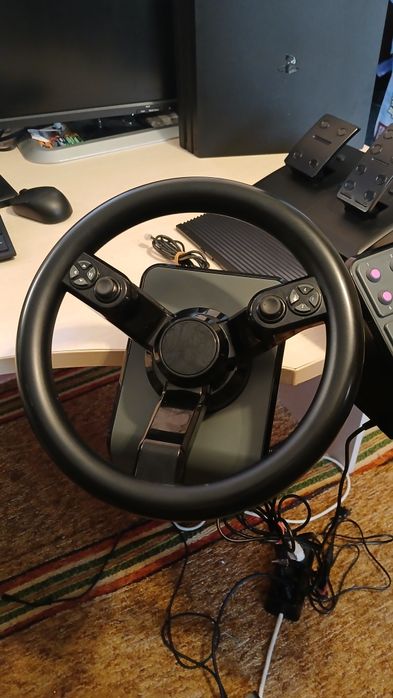 Logitech Saitek G Heavy Equipment волан компект за farming simulator