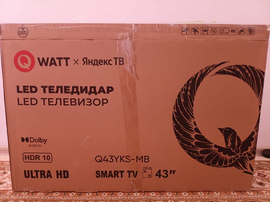 QWATT × Яндекс ТВ 43” 4K SMART TV