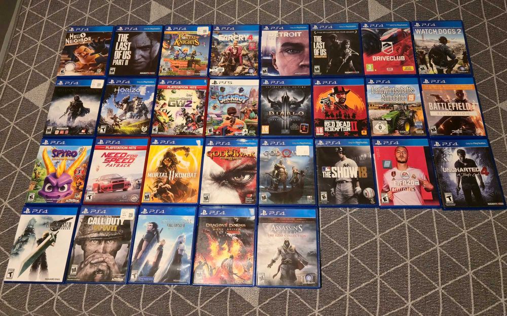 Vând/Schimb jocuri PS4, PS5, Xbox One, Xbox Series S/X, Xbox 360