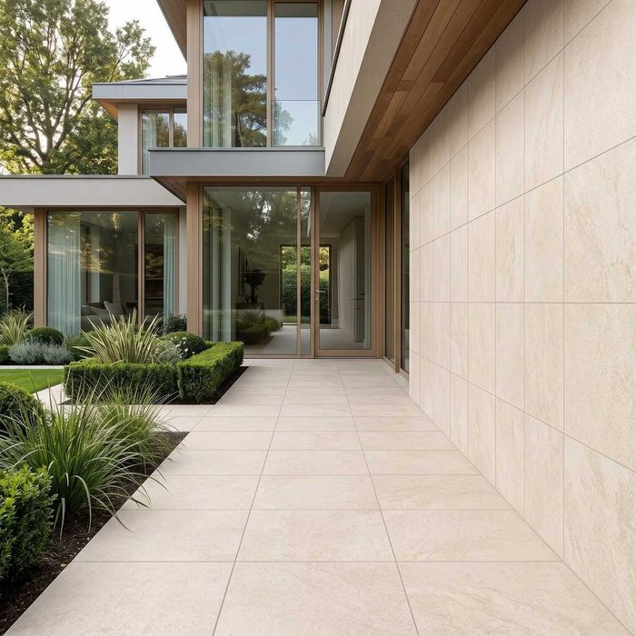 Gresie 2 cm Montana Beige F PR 600X600X20 R Mat