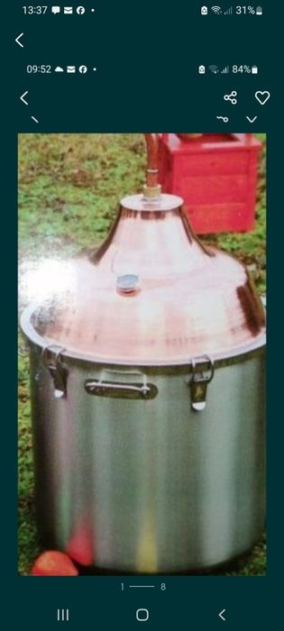 Super Ofer Cazan Țuică  98L , inox + cupru Ofertă 2799 lei