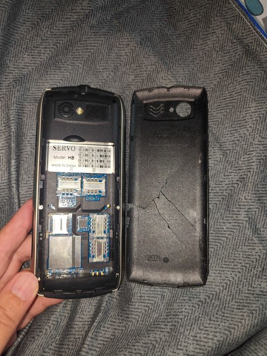 4 сим Servo H8 на запчасти телефон мобильный, станция метро Москва