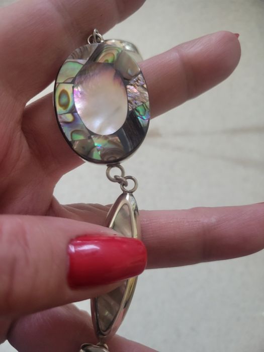 Bratara argint cu sidef paua