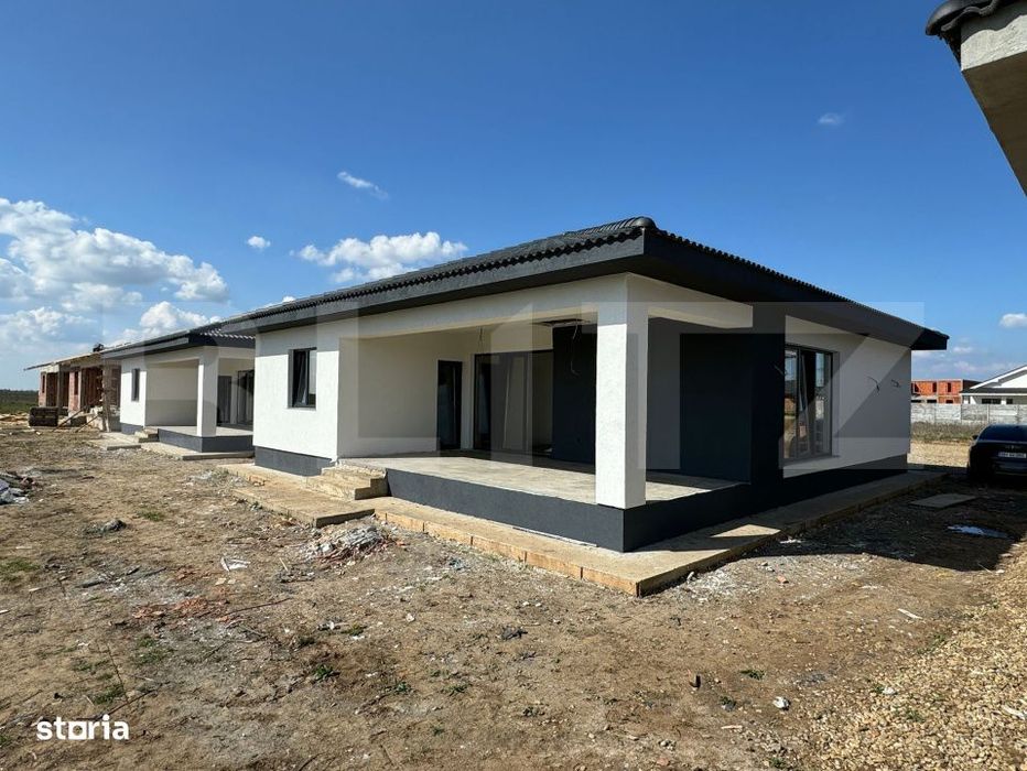 Casa individuala Santandrei cu placa de beton