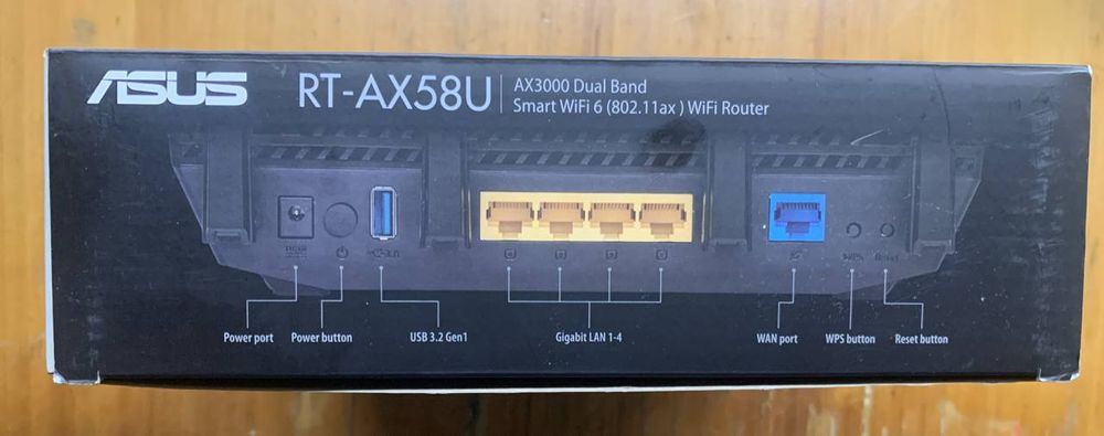 Роутер ASUS AX3000 RT-AX58U