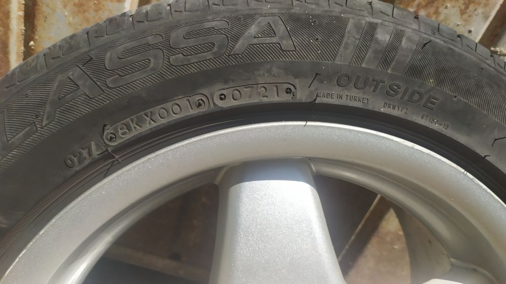 Алуминиеви джанти 205/55/16 с летни гуми