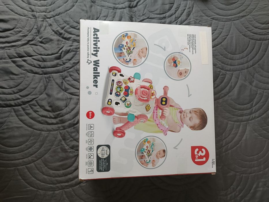 3-в-1 проходилка/активити уокър (activity walker) за бебе