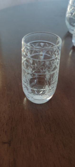 Советские хрустальные  графин и рюмки