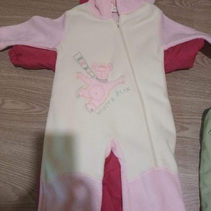 Лот зимни дрешки и Коледно костюмче 56-74р-р