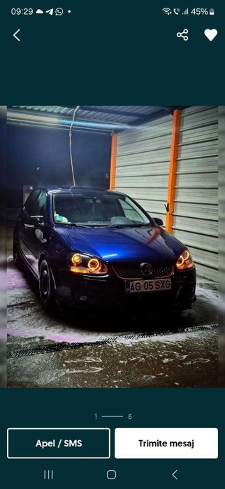 Tobă inox  teava goala  facuta  la presa fara suduri , Golf 5 Clapeta