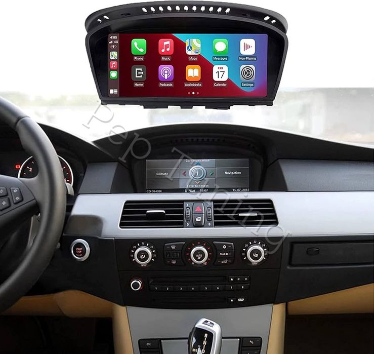 Мултимедия навигация BMW E60 E61 E90 E91 E92 E92 android carplay