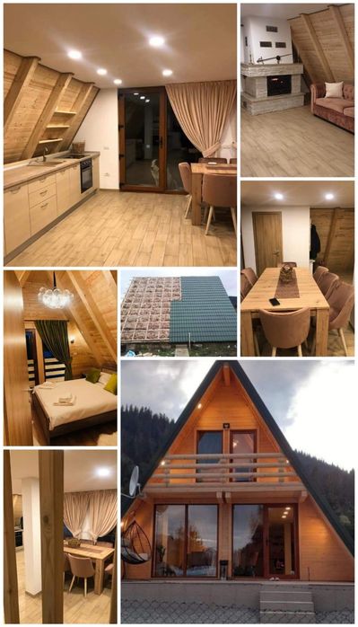 Vând cabane tip A frame