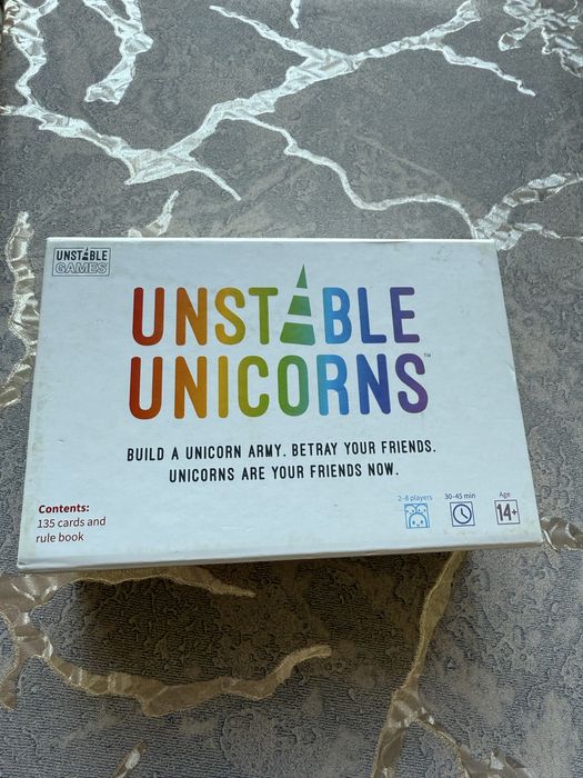Бордови игри - Unstable unicorns, Monopoly, Jenga, Just one, Трамвай Т