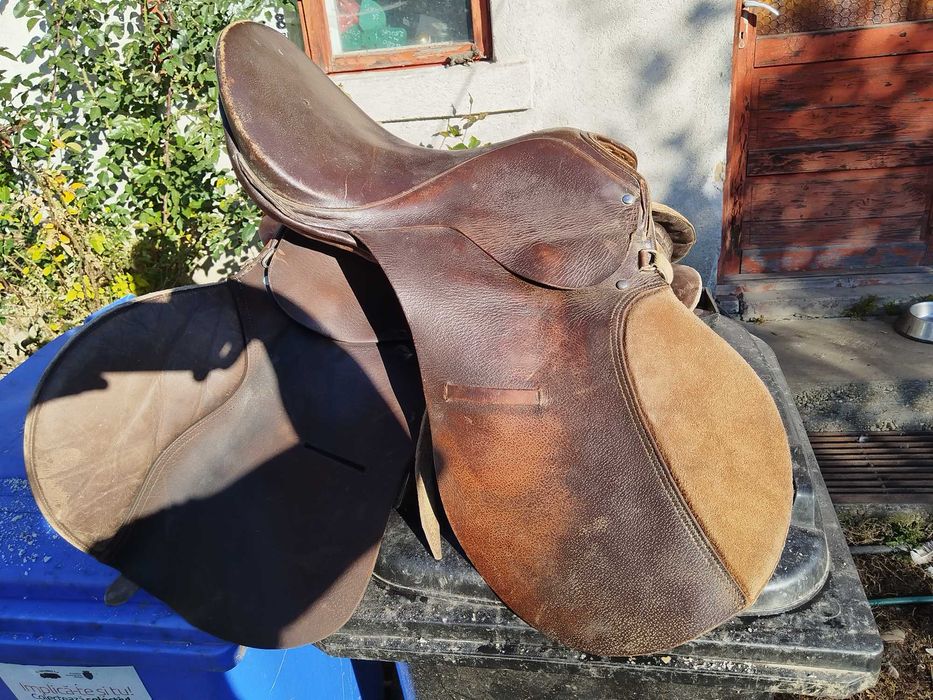 Șa călărie piele originala model elegant