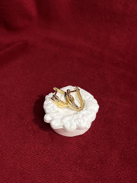 Золотые серьги/BariBarShop/0•0•12
