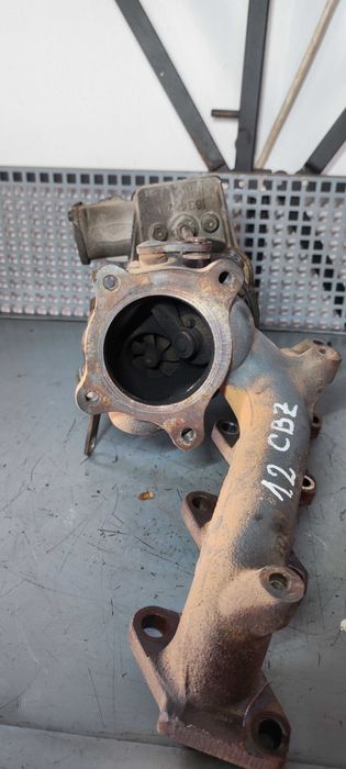 Turbo cu actuatorul crapat volkswagen vw golf 6 hatchback an 2010 1.2 benzina CBZA