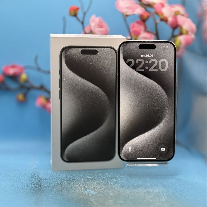 Apple iPhone 15 Pro, 128GB, 5G, White Titanium