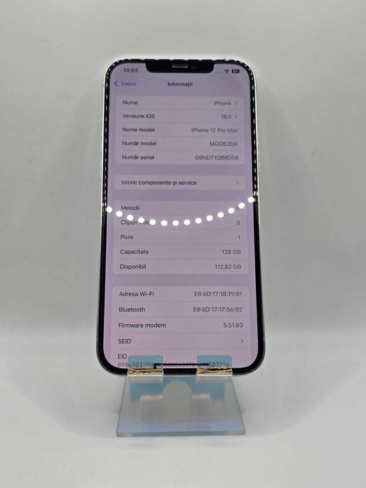 Iphone 12 Pro Max, MEM 128GB, RAM 6GB, Amanet Doamna Ghica, Cod: 90170