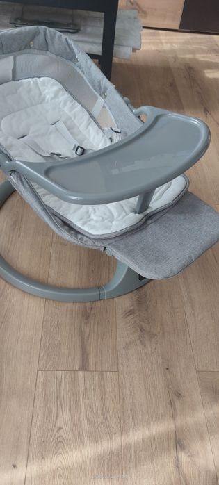 Детский шезлонг электро качалка для малышей