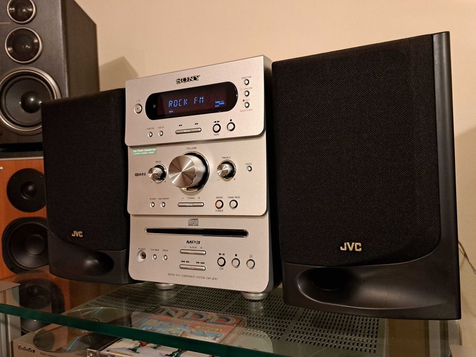 Sistem audio  Sony CMT-GPX7 + Boxe JVC